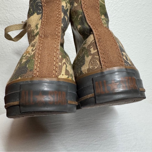 Converse All Star Rare Gas Mask Camo Camouflage High Top Tan Sneakers Men’s 5 - Picture 10 of 16